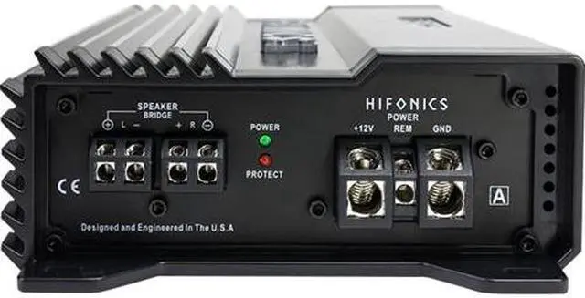 Alt view image 15 of 18 - Hifonics A1000.2D ALPHA Full Range Super D-Class 2 Channel Car Amplifier