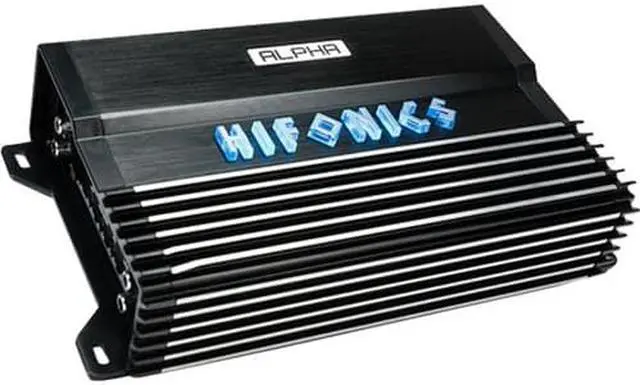 Alt view image 3 of 6 - Hifonics A1200.4D ALPHA Series Compact 1200 Watts 4 Channel Car Audio Amplifier