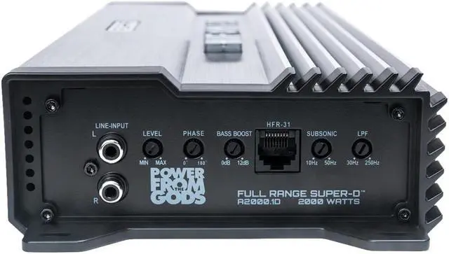 Alt view image 9 of 9 - Hifonics A2000.1D ALPHA Compact 2000 Watts Monoblock Car Audio Amplifier