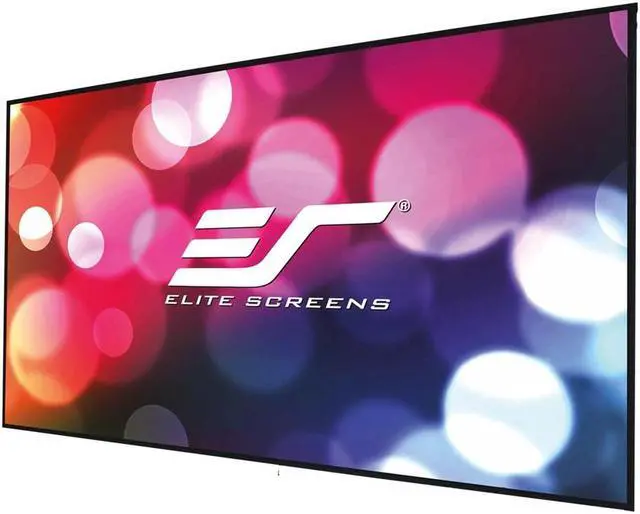 Alt view image 18 of 20 - Elite Screens AR120DHD3 Aeon CineGrey 3D Series 120" Fixed Frame Projection Screen
