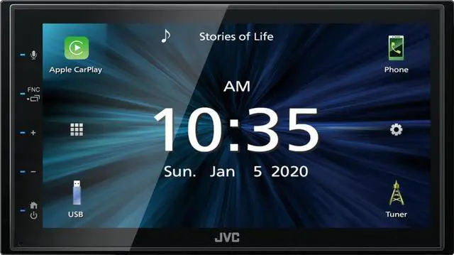 Alt view image 18 of 20 - JVC KWM560 6.8 inch Shallow Chassis Digital Media Receiver
