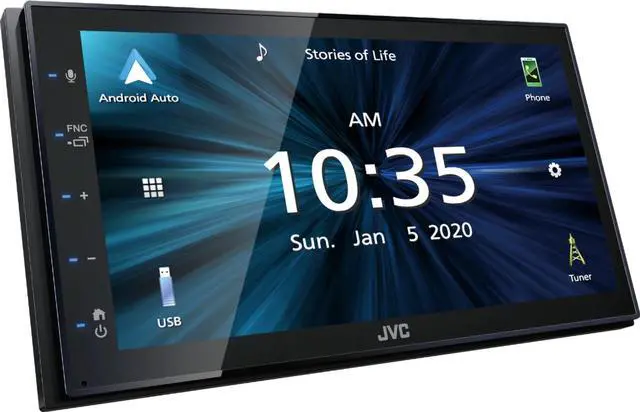 Alt view image 20 of 20 - JVC KWM560 6.8 inch Shallow Chassis Digital Media Receiver