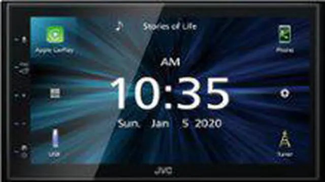 Alt view image 19 of 20 - JVC KWM560 6.8 inch Shallow Chassis Digital Media Receiver