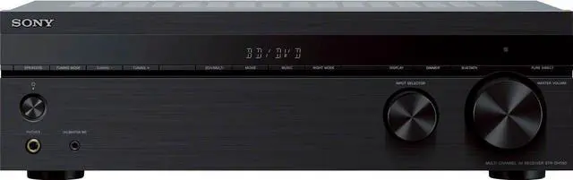 Alt view image 13 of 20 - Sony STRDH590 5.2 Channel Surround Sound Home Theater Receiver: 4K HDR AV Receiver with Bluetooth,Black