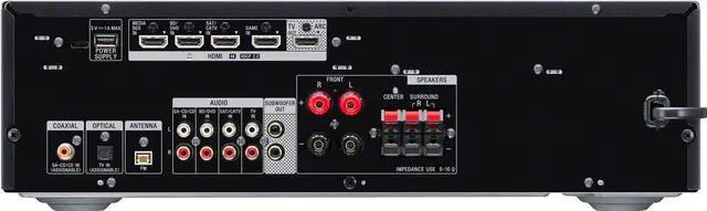 Alt view image 19 of 20 - Sony STRDH590 5.2 Channel Surround Sound Home Theater Receiver: 4K HDR AV Receiver with Bluetooth,Black
