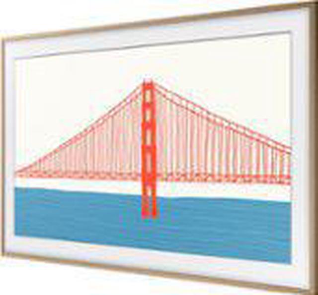 Alt view image 8 of 20 - Samsung Customizable Bezel for Samsung The Frame 55" (Modern Teak)