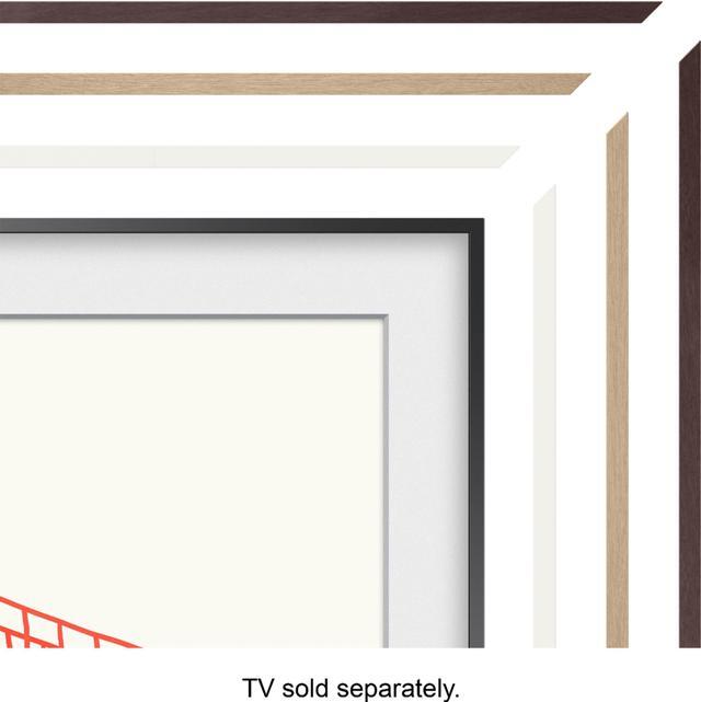 Alt view image 11 of 20 - Samsung Customizable Bezel for Samsung The Frame 55" (Modern Teak)