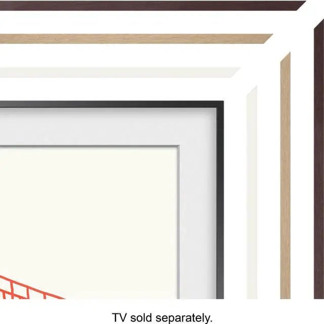 Alt view image 12 of 14 - Samsung Customizable Bezel for Samsung The Frame 65" (Modern Brown)