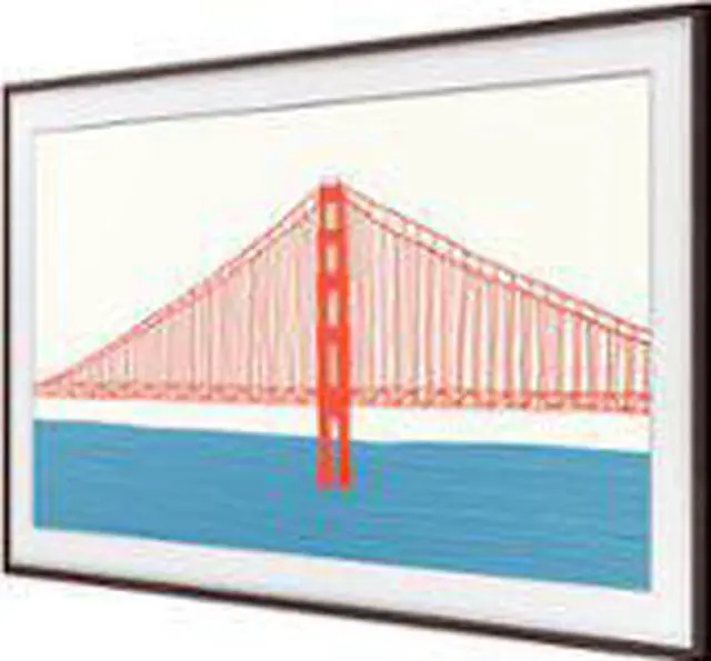 Alt view image 9 of 14 - Samsung Customizable Bezel for Samsung The Frame 65" (Modern Brown)