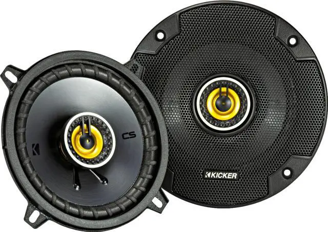 Alt view image 10 of 12 - KICKER CS Series CSC5 5.25-Inch Car Audio Speaker with Woofers, Yellow (2 Pack)