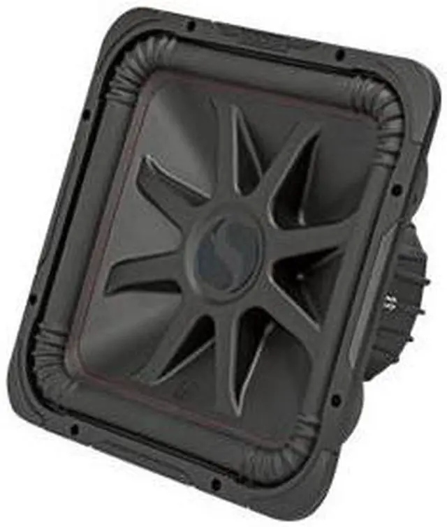 Alt view image 8 of 18 - Kicker L7R 15 Inch 1800W Max Power 4 Ohm DVC Square Car Audio Subwoofer, Black