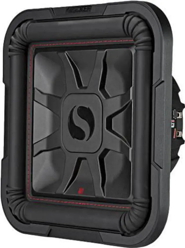 Alt view image 10 of 14 - Kicker 46L7T124 12" Solo-Baric L7T Shallow-Mount Dual 4-Ohm Voice Coil Subwoofer