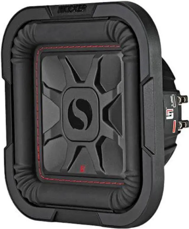 Alt view image 7 of 11 - Kicker 46L7T82 8" Solo-Baric L7T Shallow-Mount Dual 2-Ohm Voice Coil Subwoofer