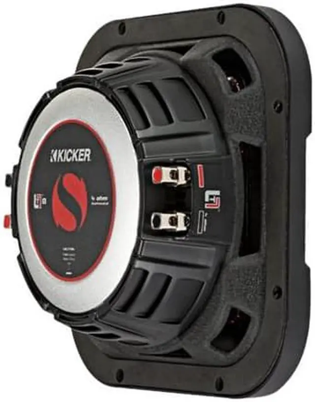 Alt view image 8 of 11 - Kicker 46L7T82 8" Solo-Baric L7T Shallow-Mount Dual 2-Ohm Voice Coil Subwoofer
