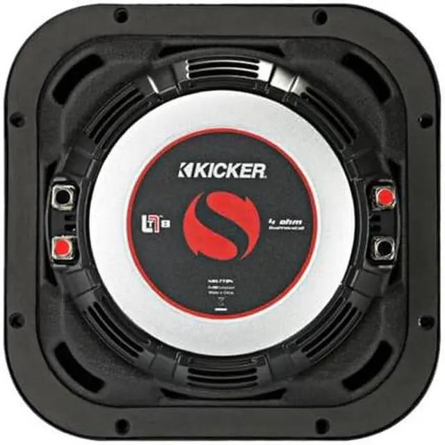 Alt view image 10 of 11 - Kicker 46L7T82 8" Solo-Baric L7T Shallow-Mount Dual 2-Ohm Voice Coil Subwoofer