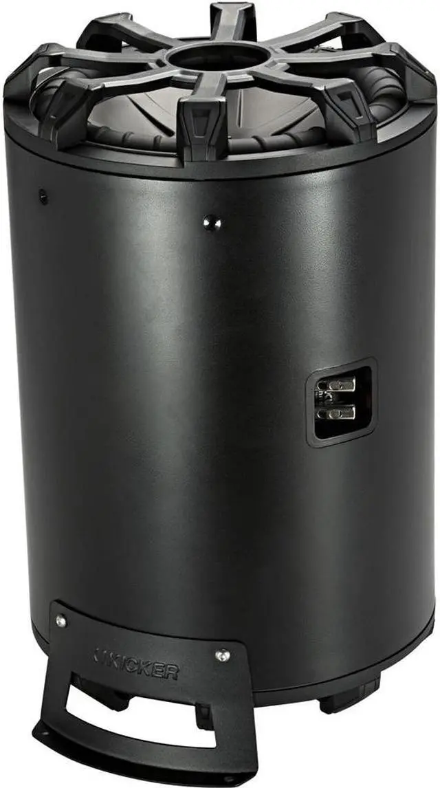 Alt view image 9 of 14 - Kicker CWTB 10 Inch Ultra Deep Loaded Trunk Mounted Tube Sub Speakers, Black
