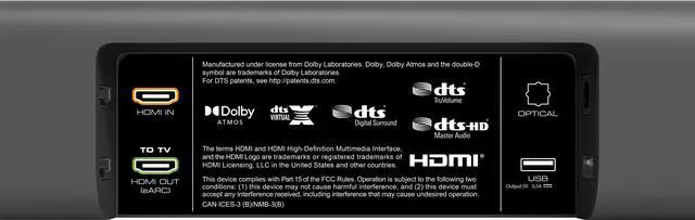 Alt view image 6 of 12 - VIZIO M215a-J6 2.1 M-Series Premium Sound Bar with Wireless Subwoofer - M215a-J6