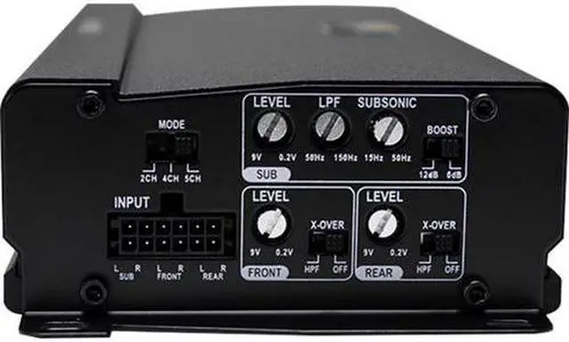 Alt view image 9 of 11 - MB Quart NA2-500.5 compact 400 watt 5-Channel Powersports amplifier