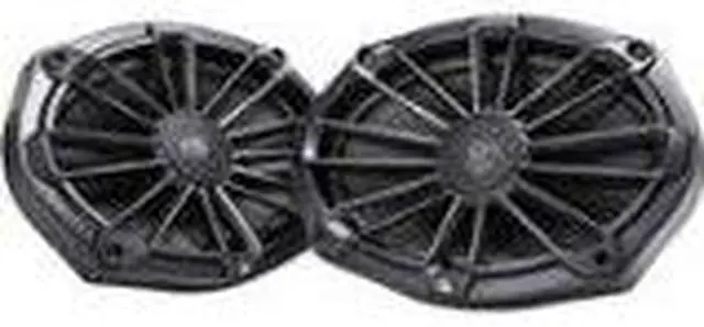 Alt view image 14 of 20 - MB Quart NP1-169 Nautic Premium Waterproof 6x9 Inch Marine Speakers (black, Pair) With 3 Grill Colors Included.