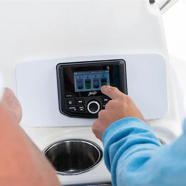 Alt view image 12 of 18 - Stinger SPXM1 Marine and Powersports Digital Media Player with Switch Command