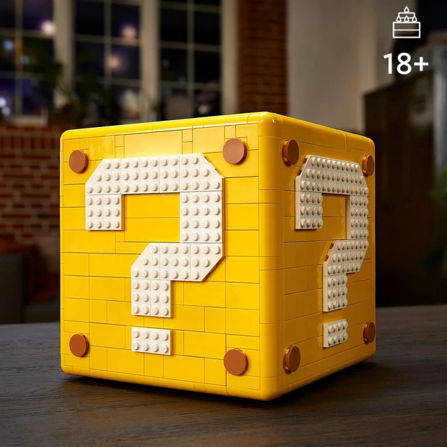 Alt view image 4 of 8 - LEGO Super Mario Super Mario 64 Question Mark Block 713