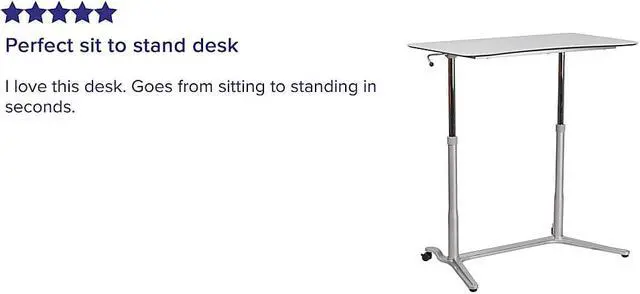 Alt view image 9 of 20 - Sit-Down, Stand-Up Light Gray Computer Ergonomic Desk with 37.375''W Top (Adjustable Range 29'' - 40.75'')