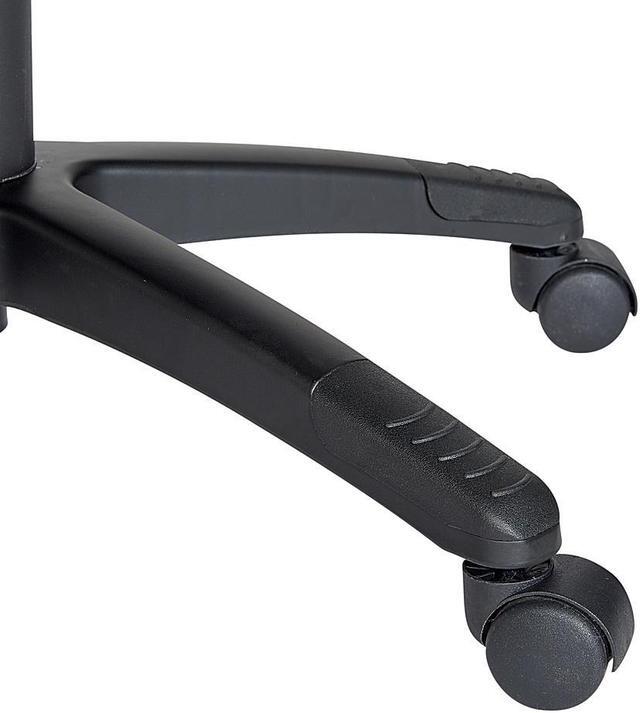 Alt view image 6 of 7 - OSP Home Furnishings Commander Gaming Chair in Black Faux Leather and G