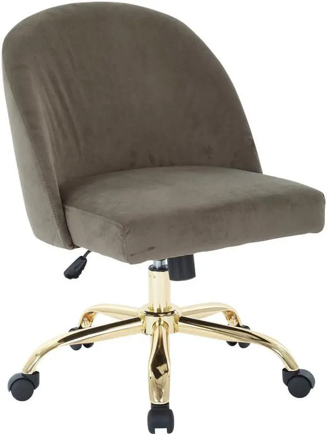 Alt view image 3 of 6 - AveSix Layton Home Office Velvet Chair