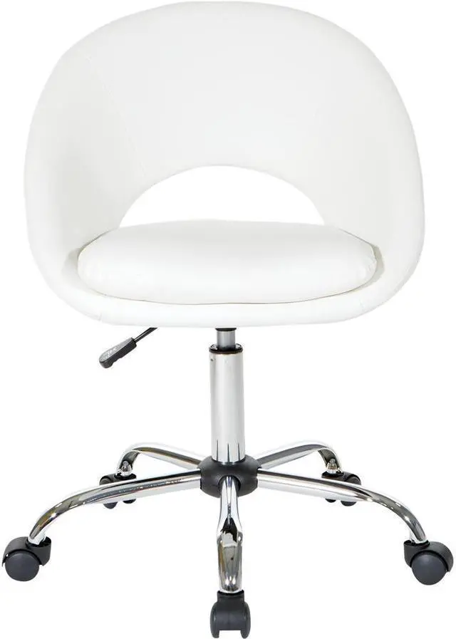 Main image of AveSix Milo 5-Pointed Star Faux Leather Office Chair