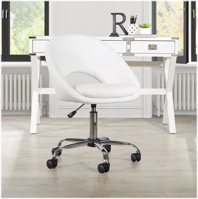 Alt view image 4 of 7 - AveSix Milo 5-Pointed Star Faux Leather Office Chair