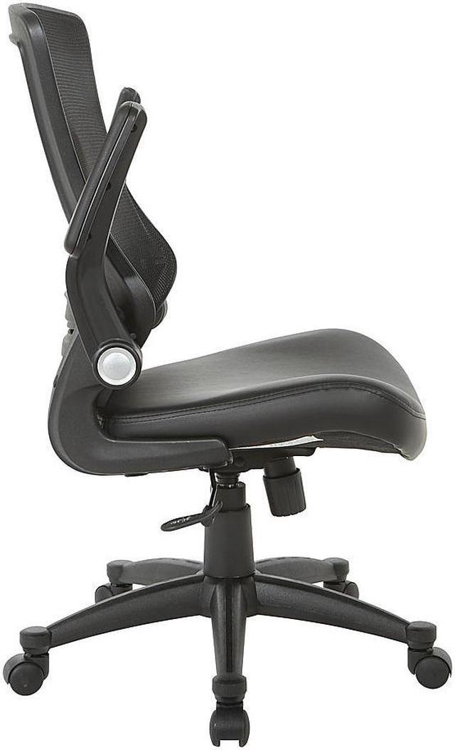 Alt view image 5 of 7 - Office Star Products Screen Back Manager's Chair in Faux Leather Seat w