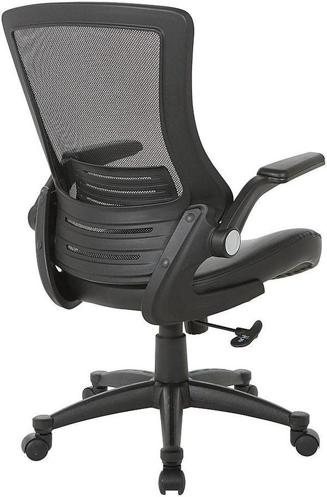 Alt view image 6 of 7 - Office Star Products Screen Back Manager's Chair in Faux Leather Seat w