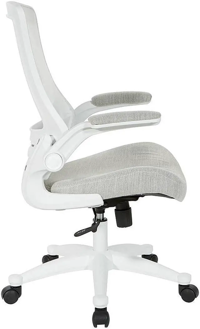 Alt view image 4 of 6 - Office Star Products White Screen Back Manager's Chair in Fabric