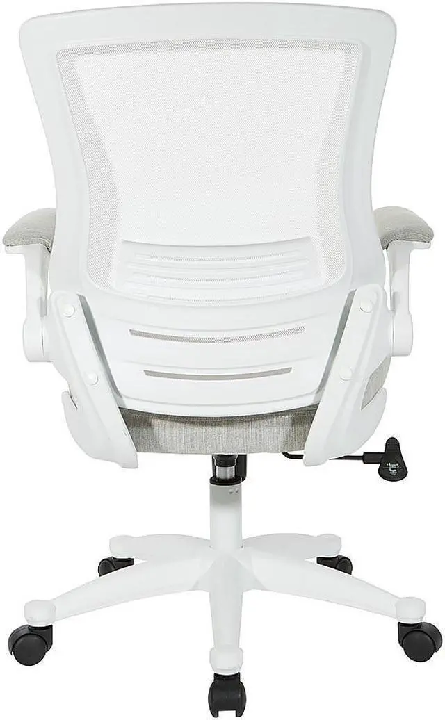 Alt view image 5 of 6 - Office Star Products White Screen Back Manager's Chair in Fabric