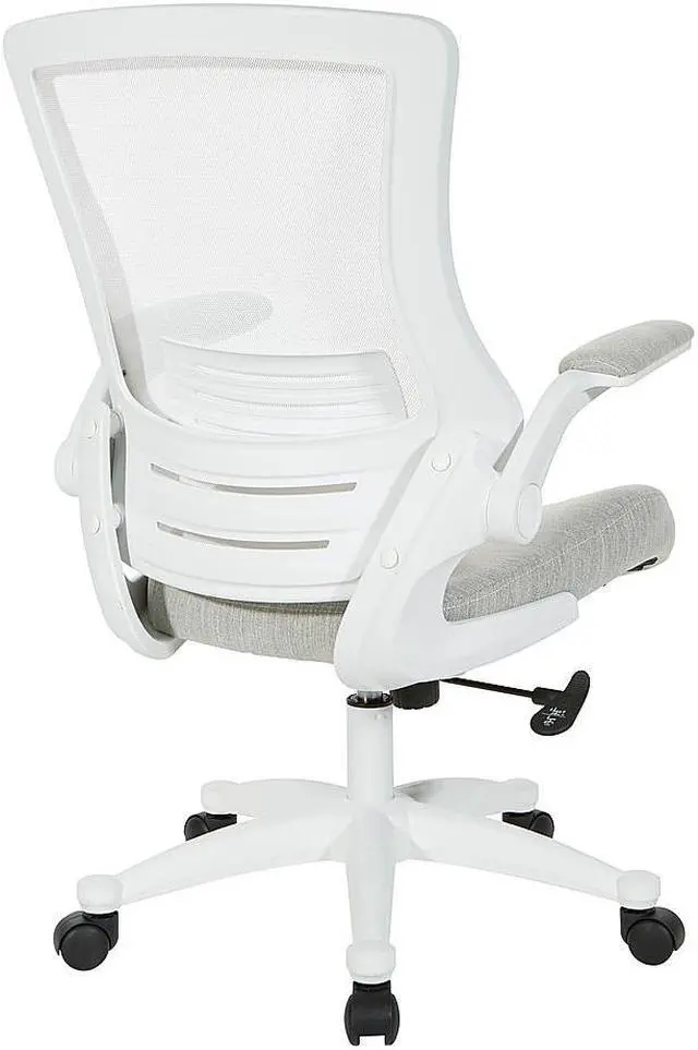Alt view image 6 of 6 - Office Star Products White Screen Back Manager's Chair in Fabric