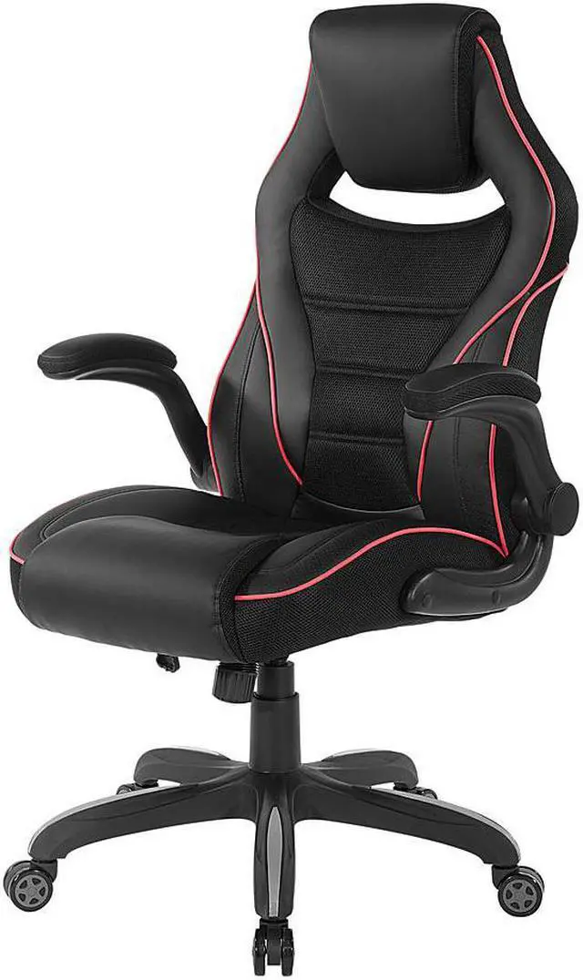 Alt view image 5 of 9 - OSP Home Furnishings Xeno Gaming Chair in Faux Leather