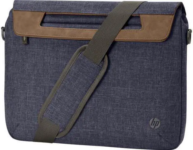 Alt view image 10 of 18 - HP PAV RECYCLED 14 NAVY BRIEF CASE CAN