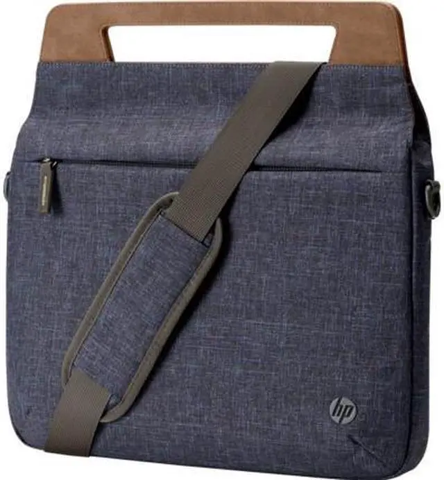 Alt view image 12 of 18 - HP PAV RECYCLED 14 NAVY BRIEF CASE CAN
