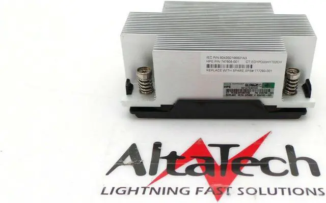 Alt view image 4 of 11 - HP 777290-001 Standard Efficiency Heatsink Assembly Use With Processors Less Than Or Equal To 105W For Proliant
