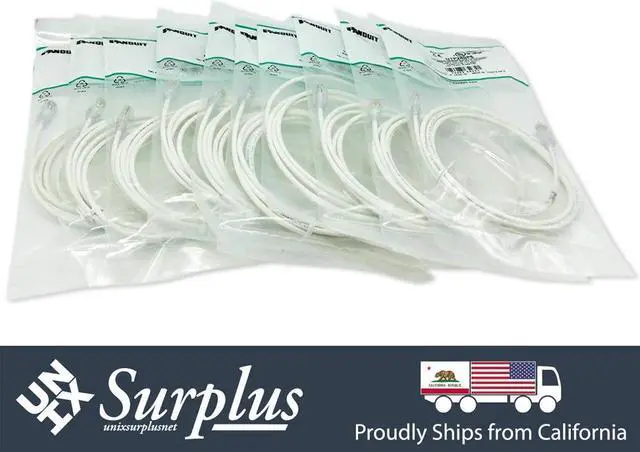 Alt view image 3 of 7 - Panduit UTP28SP6 6 ft. Cat 6 Off White UTP 28AWG CM LSZH Copper Patch Cord