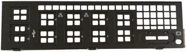 Alt view image 4 of 5 - Supermicro MCP-260-00100-0B 1U I O Shield for X10SDV-TP4F in SC510 SC505 SC504