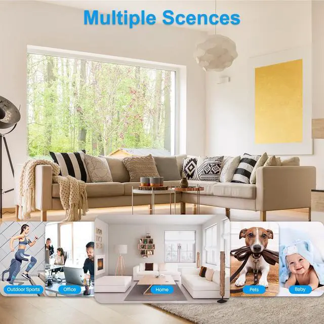 Alt view image 3 of 6 - Small Mini Spy Camera 1080P Hd Wifi Hidden Camera,Long Bettery Life,Motion Detection And Night Vision, Surveillance Camera For Indoor Outdoor Car