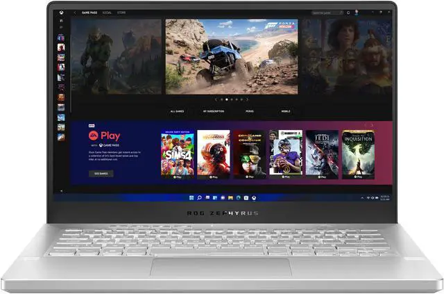 Alt view image 7 of 13 - ASUS - ROG Zephyrus 14" Gaming Laptop - AMD Ryzen 9 - 16GB Memory - NVIDIA GeForce RTX 3060 - 1TB SSD - Moonlight White - Moonlight White Notebook GA401QM-211.ZG14