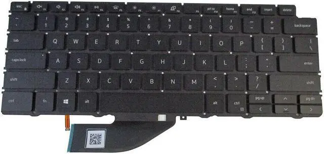 Main image of Backlit Keyboard for Dell XPS 13 7390 2-in-1 Laptops - Replace part number  4J7RW