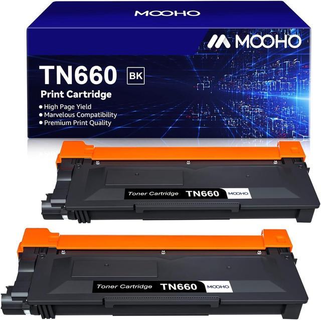 High Yield TN660 TN630 Black Toner Cartridge Replacement for Brother TN-660  630 to Use with MFC-L2700DW L2720DW L2740DW HL-L2300D L2320D L2360DW