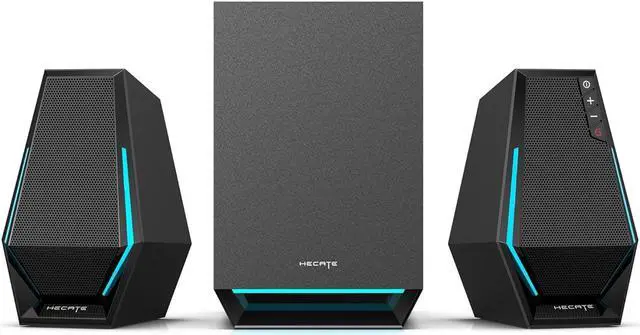 Alt view image 7 of 12 - Edifier G1500 MAX 2.1 Computer Speakers System, Hecate Gaming Speakers with Subwoofer, RGB, Bluetooth 5.3, USB, Type-C, 3.5mm AUX Input, Black