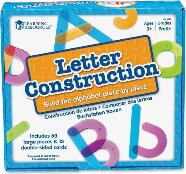 Alt view image 2 of 5 - Learning Resources LRN8555 Letter Construction Activity Set
