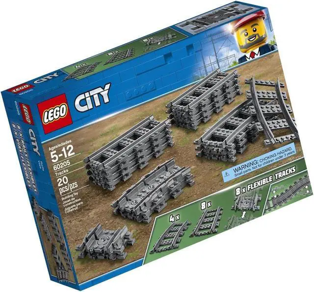 Alt view image 3 of 6 - LEGO City Tracks 60205 Building Kit (20 Piece)