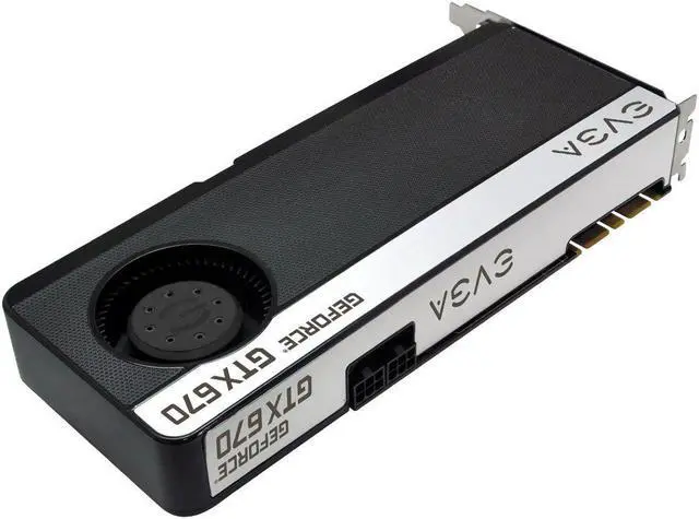 Alt view image 4 of 7 - EVGA GeForce GTX 670 SuperClocked 4096MB GDDR5, 2x Dual-Link DVI, HDMI, DP, 4-Way SLI Ready Graphics Card (04G-P4-2673-KR)