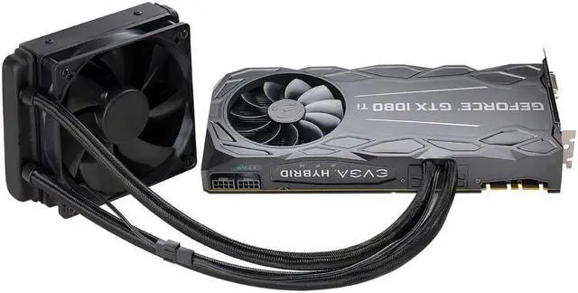 Alt view image 5 of 7 - EVGA GeForce GTX 1080 Ti FTW3 HYBRID GAMING, 11GB GDDR5X, HYBRID & RGB LED, iCX Technology - 9 Thermal Sensors Graphics Card 11G-P4-6698-KR